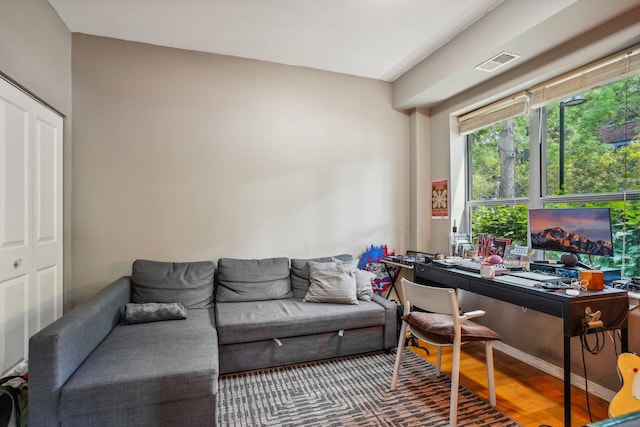 1159 N Hudson St Unit 1-101, Chicago, IL 60610 - office with wood finished floors