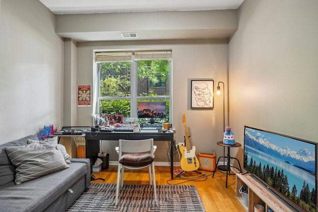 1159 N Hudson St Unit 1-101, Chicago, IL 60610 - office area featuring wood finished floors
