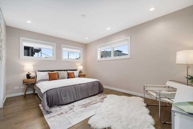 927 N Damen Ave Unit 2, Chicago, IL 60622 - bedroom with wood finished floors and recessed lighting