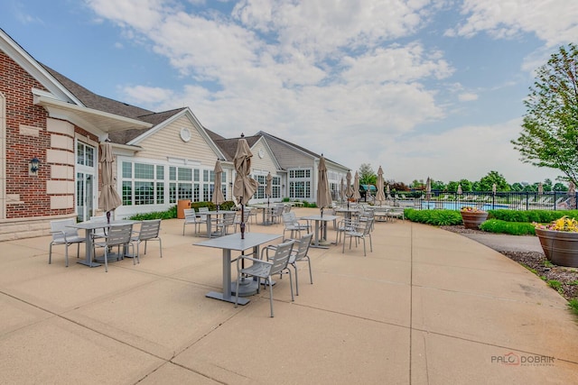 3181 Rockwell Cir, Mundelein, IL 60060 - view of patio featuring outdoor dining space