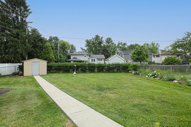 1831 E Camp Mcdonald Rd Unit 0, Mount Prospect, IL 60056 - fenced backyard with a storage unit