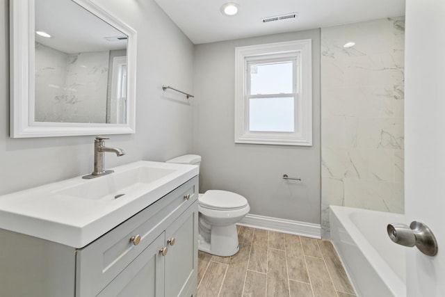 15245 Narcissus Ct, Orland Park, IL 60462 - bathroom featuring vanity and wood finish floors