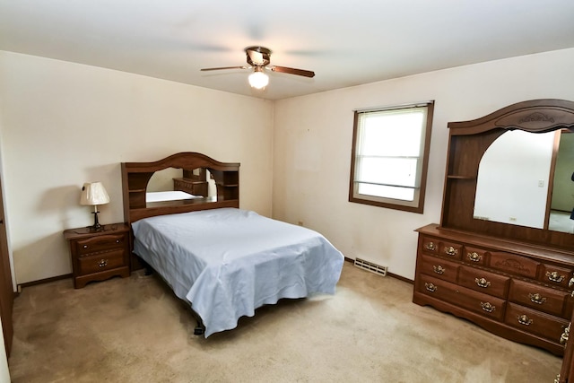 38103 N Cornell Rd, Beach Park, IL 60087 - bedroom with light carpet and ceiling fan
