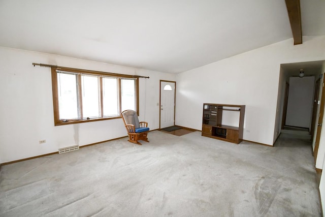 38103 N Cornell Rd, Beach Park, IL 60087 - unfurnished living room with baseboards and carpet