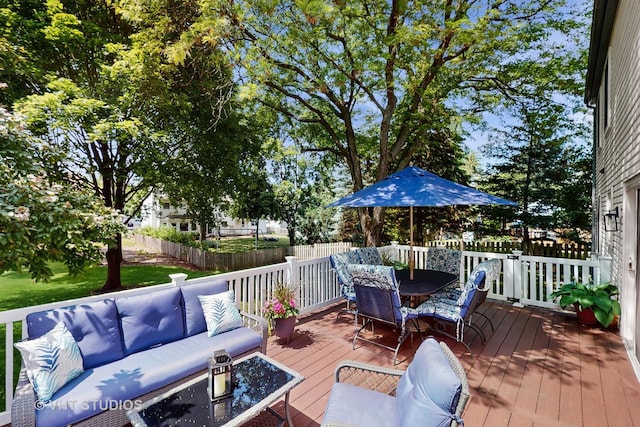 2478 Lawson Blvd, Gurnee, IL 60031 - deck with outdoor lounge area and outdoor dining area