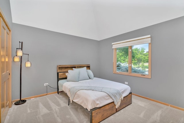5024 Switch Grass Ln, Naperville, IL 60564 - bedroom with carpet flooring, vaulted ceiling, and a closet