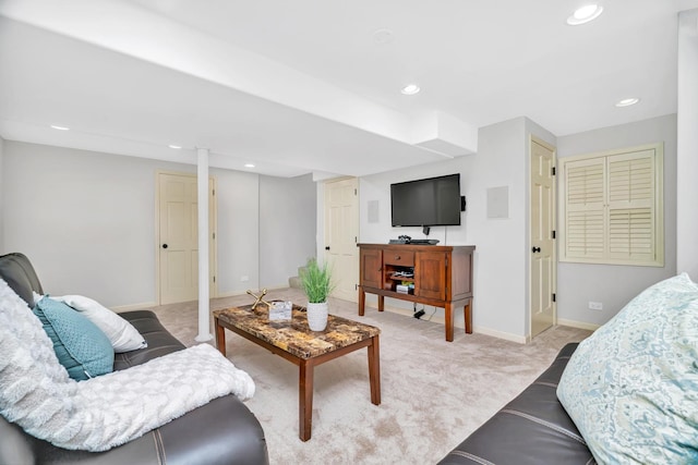5024 Switch Grass Ln, Naperville, IL 60564 - living area with light carpet and recessed lighting