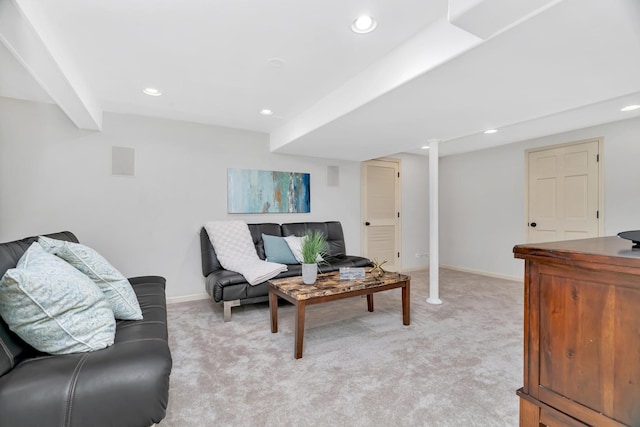 5024 Switch Grass Ln, Naperville, IL 60564 - living room with recessed lighting and light carpet