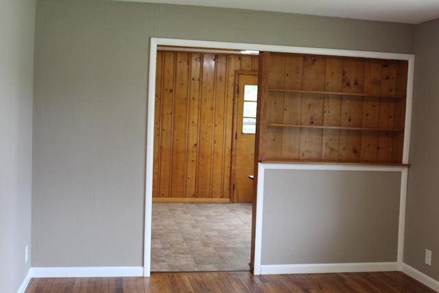 207 Cedar Dr, Clinton, IL 61727 - empty room with baseboards and wood finished floors