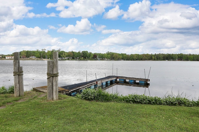 10317 195th Ave, Bristol, WI 53104 - dock area featuring a water view