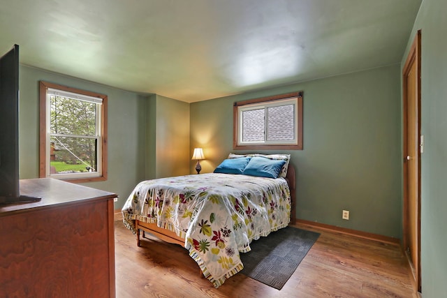 10317 195th Ave, Bristol, WI 53104 - bedroom featuring light wood finished floors and baseboards