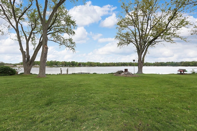 10317 195th Ave, Bristol, WI 53104 - view of grassy yard featuring a water view