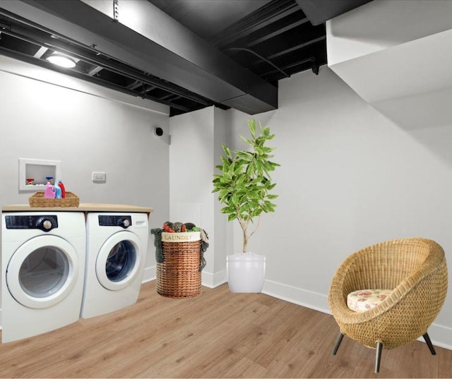 11456 S Talman Ave, Chicago, IL 60655 - washroom featuring washing machine and clothes dryer and light wood-style floors