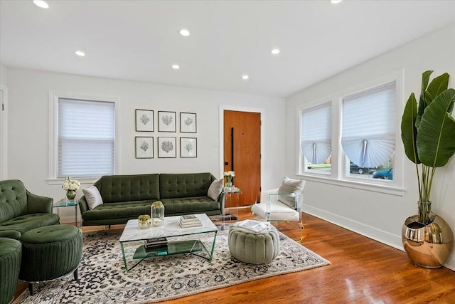 11456 S Talman Ave, Chicago, IL 60655 - living area with healthy amount of natural light, wood finished floors, and recessed lighting