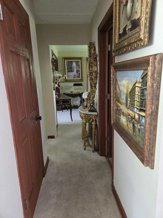 842 Highview Ave, Olympia Fields, IL 60461 - hall with light colored carpet and baseboards