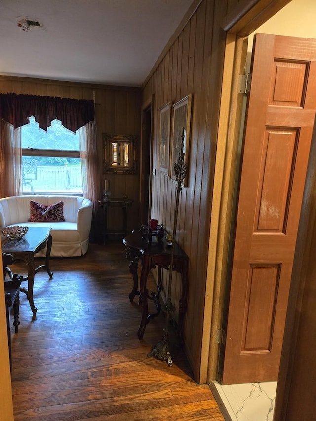 842 Highview Ave, Olympia Fields, IL 60461 - foyer entrance with wood finished floors and wooden walls