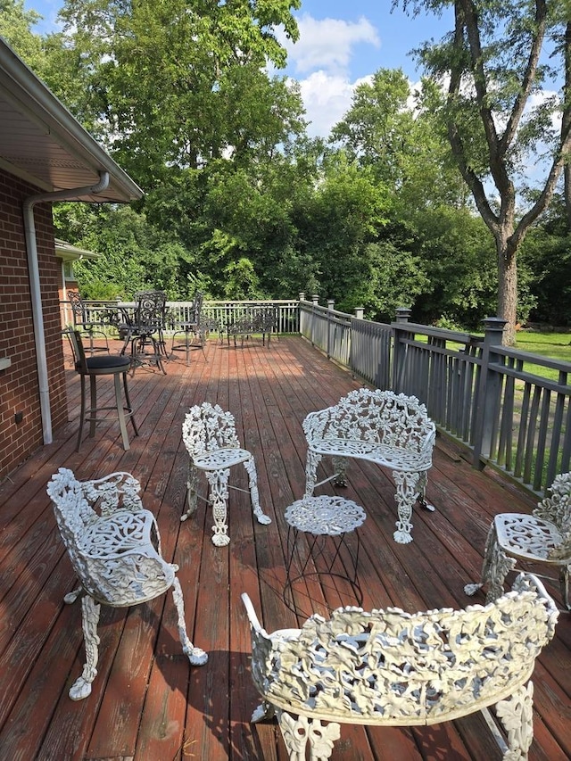 842 Highview Ave, Olympia Fields, IL 60461 - deck with outdoor dining space