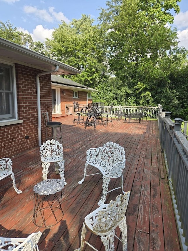 842 Highview Ave, Olympia Fields, IL 60461 - deck featuring outdoor dining area