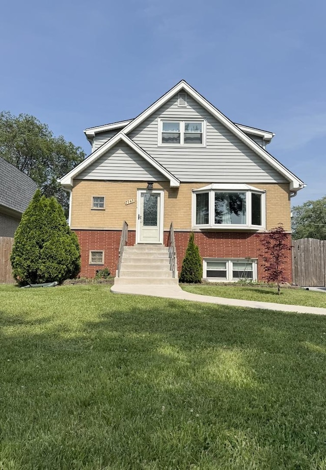7743 Cronin Ave, Justice, IL 60458 - view of front of house with brick siding and entry steps