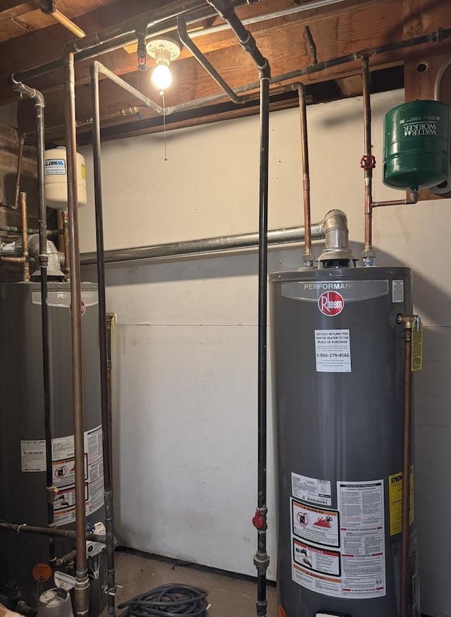 7743 Cronin Ave, Justice, IL 60458 - utility room featuring water heater