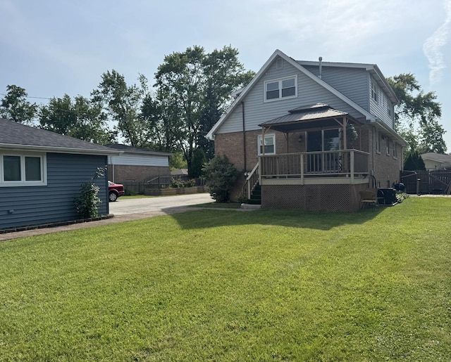 7743 Cronin Ave, Justice, IL 60458 - back of property featuring brick siding