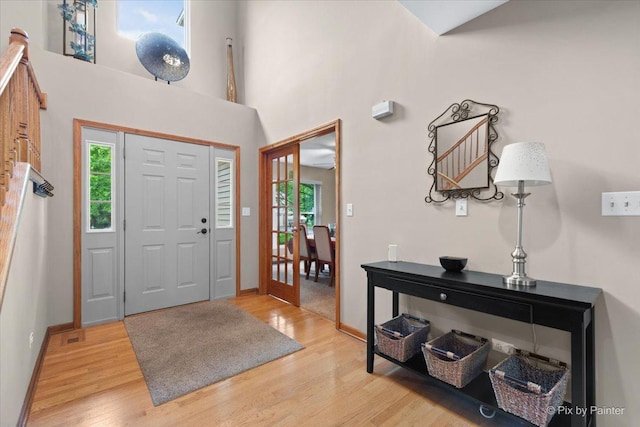 1103 Paul Ct, Fox River Grove, IL 60021 - entryway with light wood finished floors and healthy amount of natural light