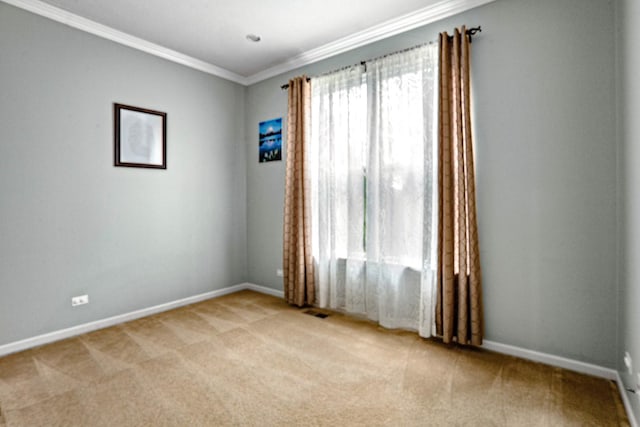 184 Primrose Ln, Bartlett, IL 60103 - unfurnished room featuring crown molding and light colored carpet