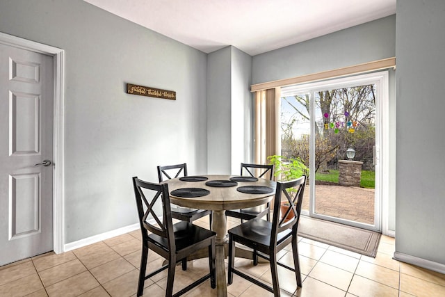 184 Primrose Ln, Bartlett, IL 60103 - dining space featuring light tile patterned floors