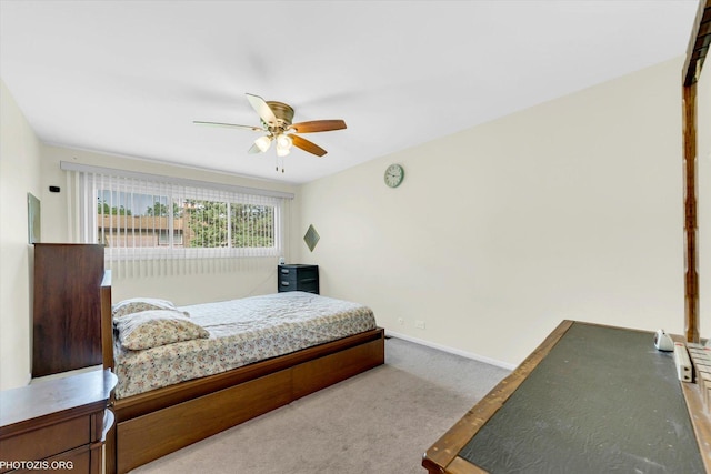 1330 S Mallard Ln, Mount Prospect, IL 60056 - bedroom with carpet floors and a ceiling fan