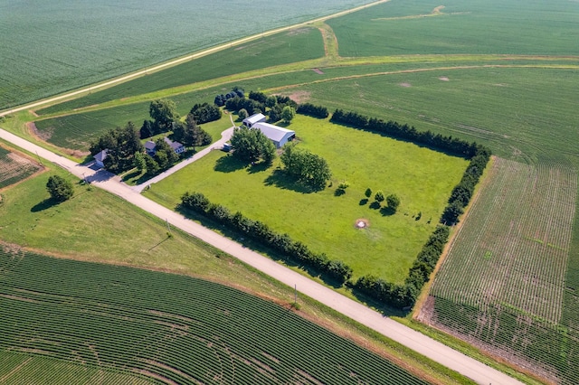 1392 Red Brick Rd, Dixon, IL 61021 - aerial view of sparsely populated area featuring abundant farmland