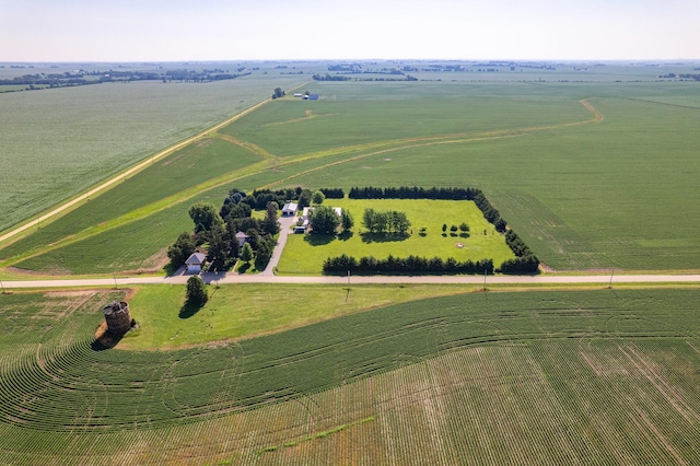 1392 Red Brick Rd, Dixon, IL 61021 - overview of rural landscape featuring extensive farmland
