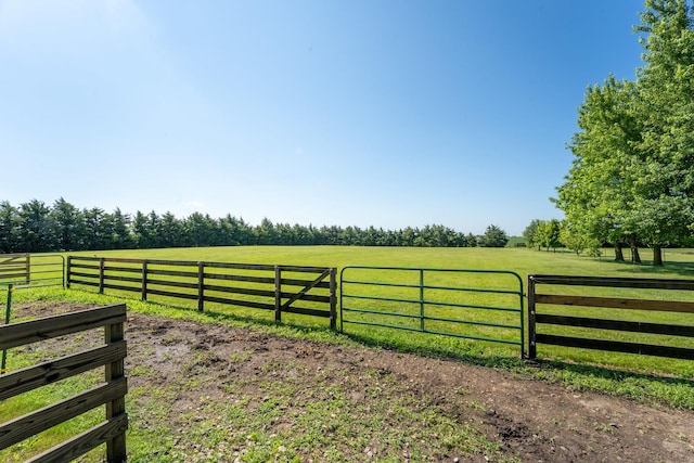 1392 Red Brick Rd, Dixon, IL 61021 - view of yard featuring a view of countryside