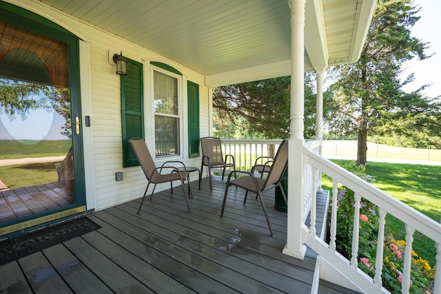 1392 Red Brick Rd, Dixon, IL 61021 - porch featuring a yard