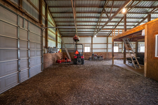 1392 Red Brick Rd, Dixon, IL 61021 - garage featuring metal wall