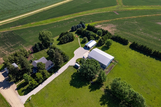1392 Red Brick Rd, Dixon, IL 61021 - aerial view of sparsely populated area featuring extensive farmland