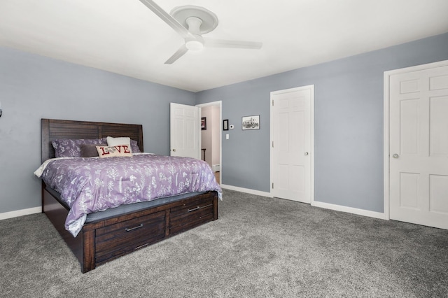 1050 N 8th St, Rochelle, IL 61068 - bedroom featuring carpet and ceiling fan