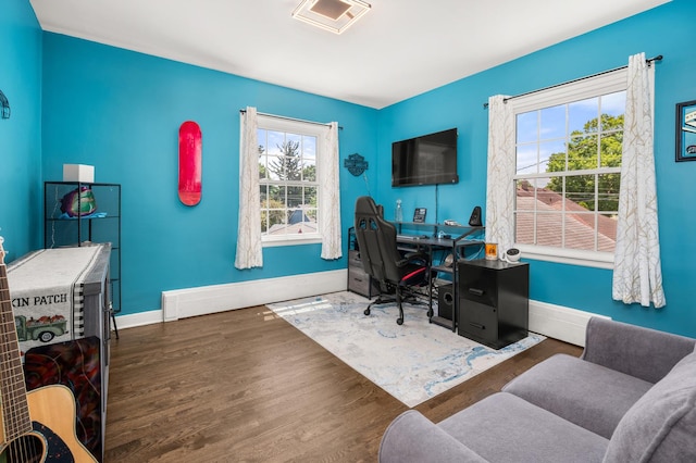 1050 N 8th St, Rochelle, IL 61068 - office space featuring wood finished floors