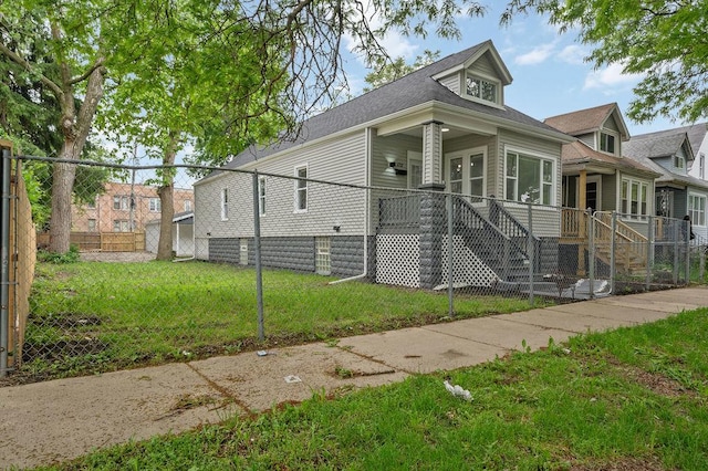 6721 S Ada St, Chicago, IL 60636 - view of front of house with stairs and a porch