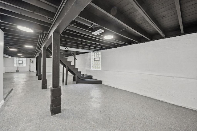 6721 S Ada St, Chicago, IL 60636 - below grade area with stairway and plenty of natural light