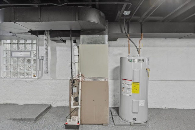 6721 S Ada St, Chicago, IL 60636 - utility room featuring electric water heater