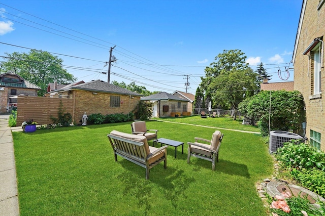 3010 Wisconsin Ave, Berwyn, IL 60402 - fenced backyard with an outbuilding