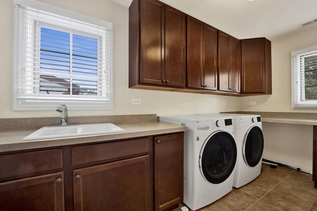 445 E Crescent Ave, Elmhurst, IL 60126 - washroom featuring washer and dryer and cabinet space