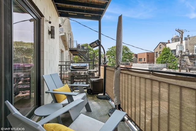 2224 N Seeley Ave Unit 2, Chicago, IL 60647 - balcony featuring area for grilling