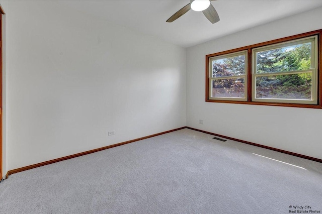 590 Woodcrest Ct, Carol Stream, IL 60188 - carpeted spare room with ceiling fan and baseboards