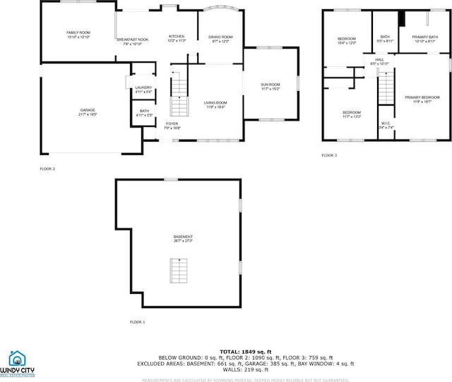 590 Woodcrest Ct, Carol Stream, IL 60188 - view of home floor plan