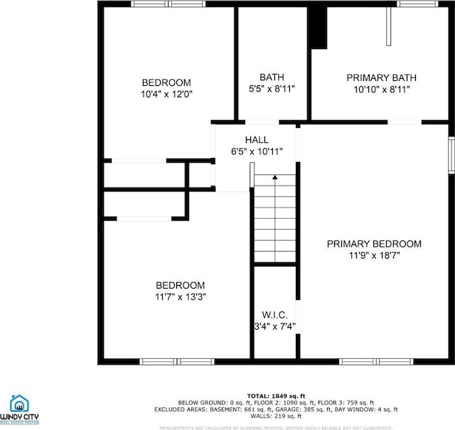590 Woodcrest Ct, Carol Stream, IL 60188 - view of floor plan / room layout