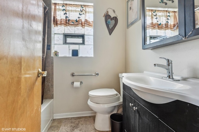 1404 W 97th St, Chicago, IL 60643 - full bathroom with vanity and washtub / shower combination