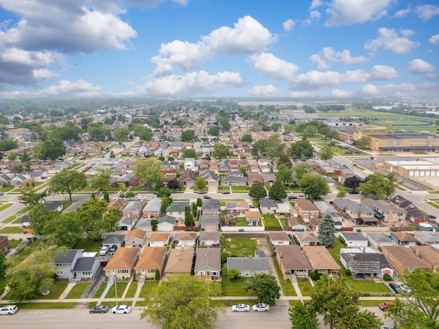 7740 Monitor Ave, Burbank, IL 60459 - aerial view of property and surrounding area with nearby suburban area