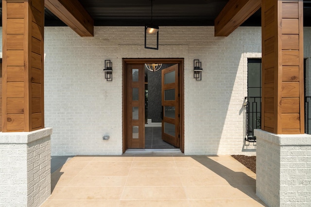 1847 Dexter Ln, Des Plaines, IL 60018 - view of exterior entry featuring brick siding
