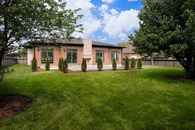 1847 Dexter Ln, Des Plaines, IL 60018 - back of house featuring a patio and brick siding